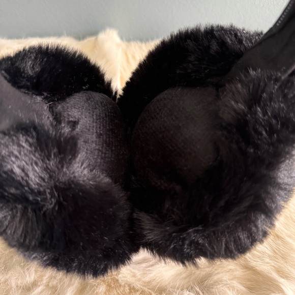 UGG Faux Fur Black Ear Muffs - Picture 9 of 9